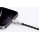 Καλώδιο Baseus USB σε Lightning  Cafule, 2.4A, 0.25m (Μαύρο)