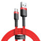 Καλώδιο Φόρτισης Baseus CATKLF-A09 Cafule USB σε Type-C 3A 0.5m (Κόκκινο)