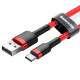 Καλώδιο Φόρτισης Baseus CATKLF-A09 Cafule USB σε Type-C 3A 0.5m (Κόκκινο)