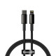 Καλώδιο Φόρτισης Baseus CATLWJ-01 Tungsten Gold Cable Type-C σε Lightning 20W 1m (Μαύρο)