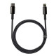 Καλώδιο Φόρτισης Baseus CATLWJ-01 Tungsten Gold Cable Type-C σε Lightning 20W 1m (Μαύρο)