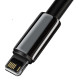 Καλώδιο Φόρτισης Baseus Tungsten Gold Cable USB σε Lightning 2.4A 1m (Μαύρο)