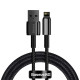 Καλώδιο Φόρτισης Baseus Tungsten Gold Cable USB σε Lightning 2.4A 1m (Μαύρο)