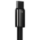 Καλώδιο Φόρτισης Baseus Tungsten Gold Cable USB σε Type-C 66W 2m (Μαύρο)