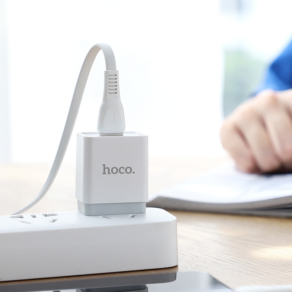 Καλώδιο Φόρτισης / Δεδομένων Hoco X40 USB σε Lightning 2.4A 1m (Λευκό)