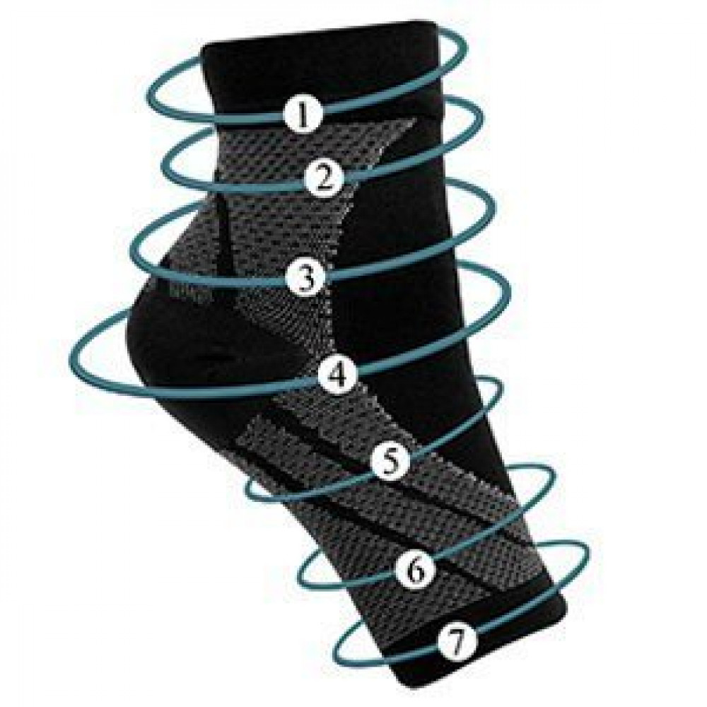 Κάλτσες θερμικής συμπίεσης Large 40-44 Unisex (2τμχ)