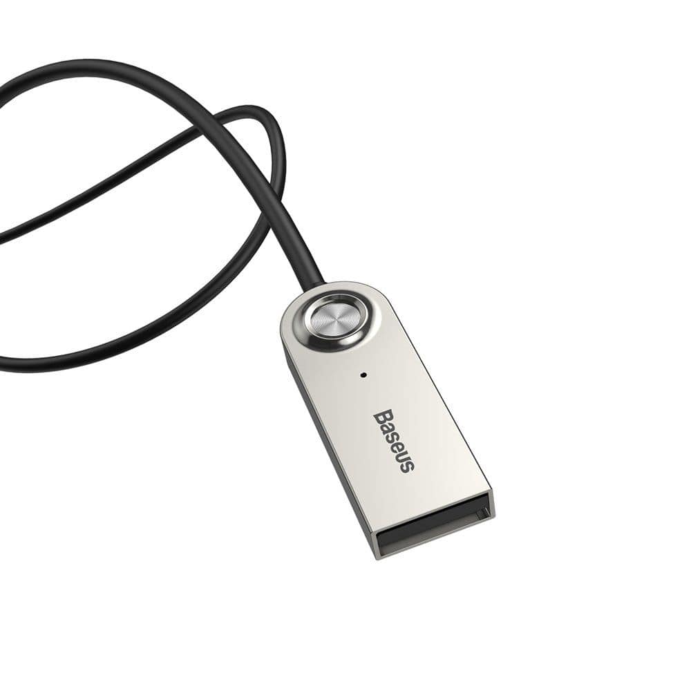 Baseus Αντάπτορας Ήχου Bluetooth 5.0 Audio Adapter USB, AUX CABA01-01 (Ασημί)