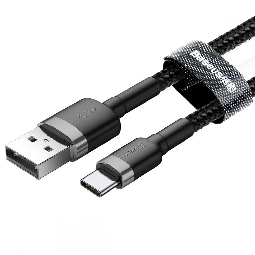 Καλώδιο Φόρτισης Baseus USB σε Type-C CATKLF-CG1 2m (Μαύρο - Γκρι)
