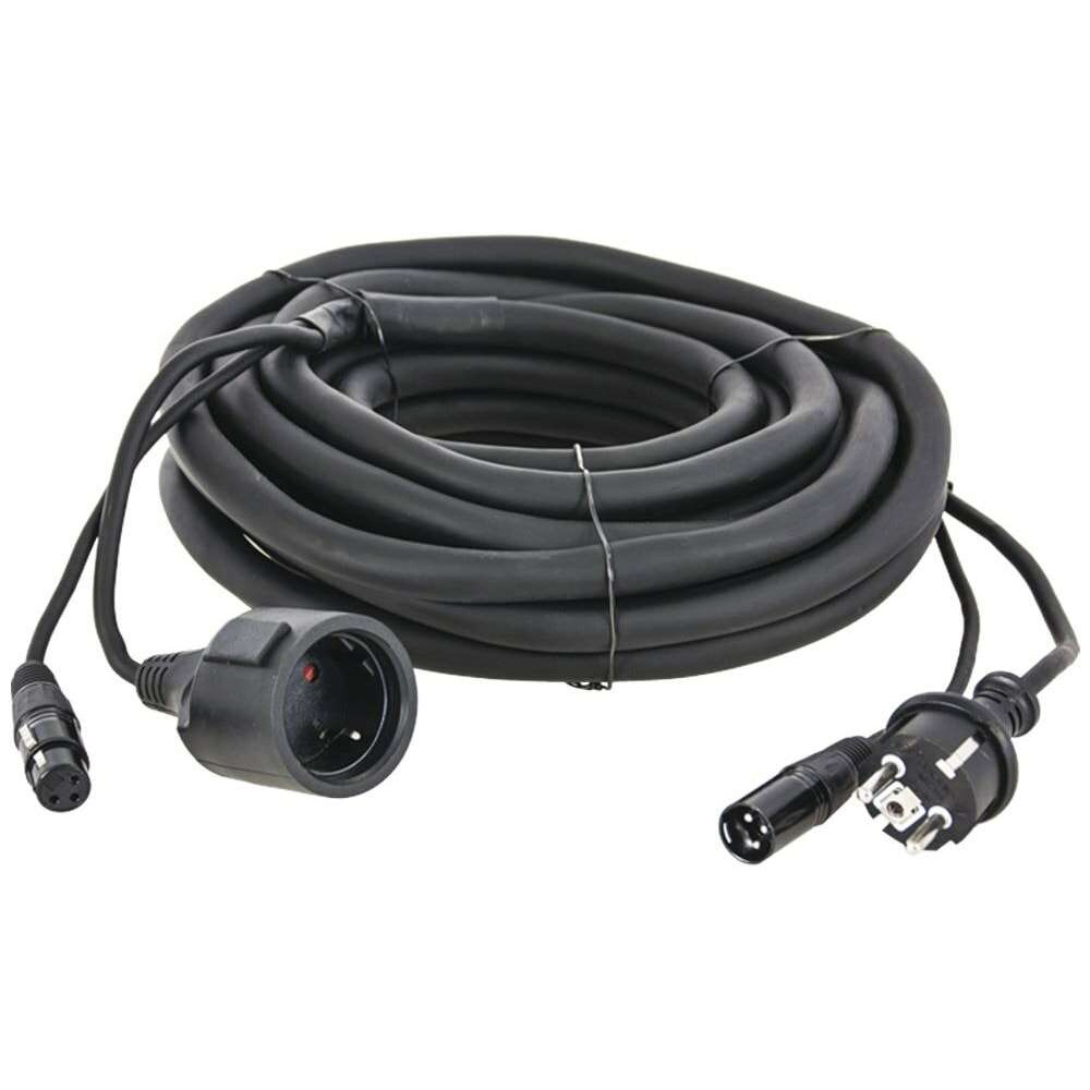 Καλώδιο με Τροφοδοσία και XLR - COMBO-XLR-SCHUKO - 10m