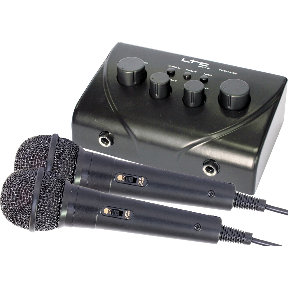 Karaoke Set Ltc Audio TV-STATION με 2 Μικρόφωνα 