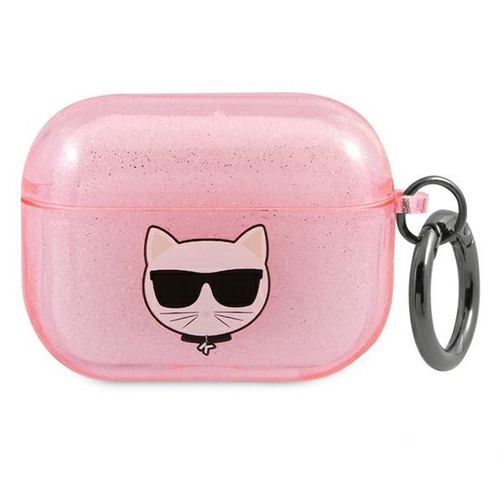 Karl Lagerfeld KLA3UCHGP Θήκη για Apple Airpods 3 (pink + glitter)
