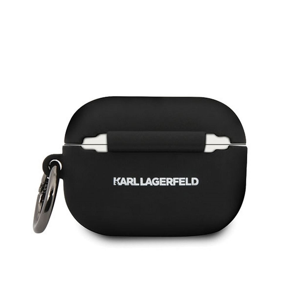 Karl Lagerfeld KLACAPSILGLBK Θήκη για Apple Airpods Pro (Μαύρο)