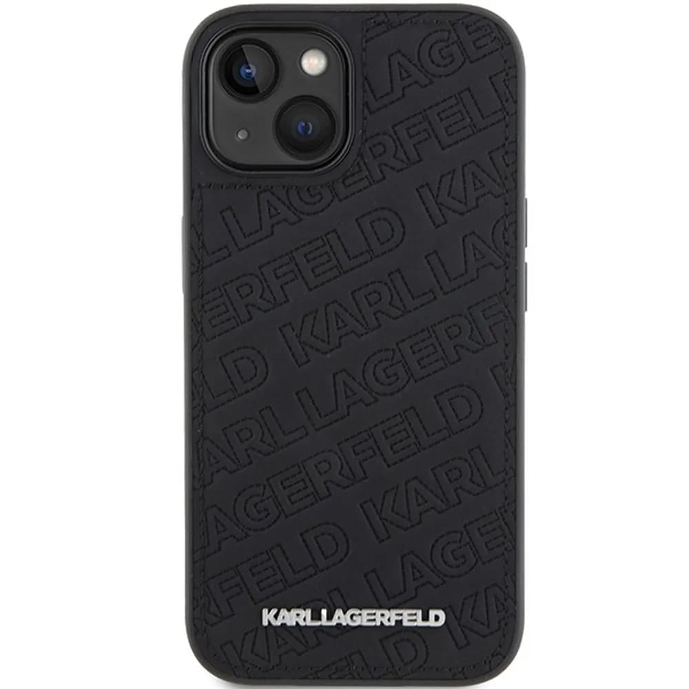 Karl Lagerfeld Quilted K Pattern Θήκη για Apple iPhone 15 (Μαύρο)