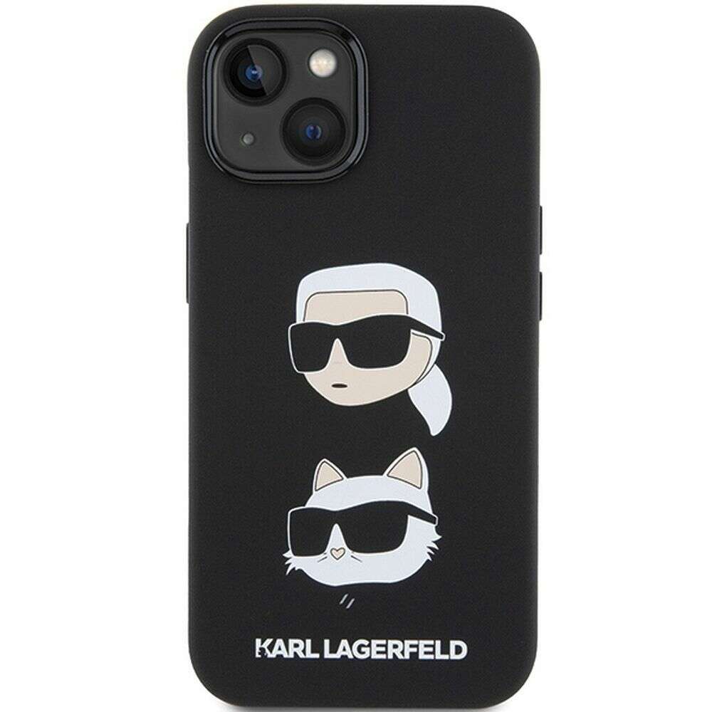 Karl Lagerfeld Silicone KC Θήκη για Apple iPhone 15 Pro (Μαύρο)