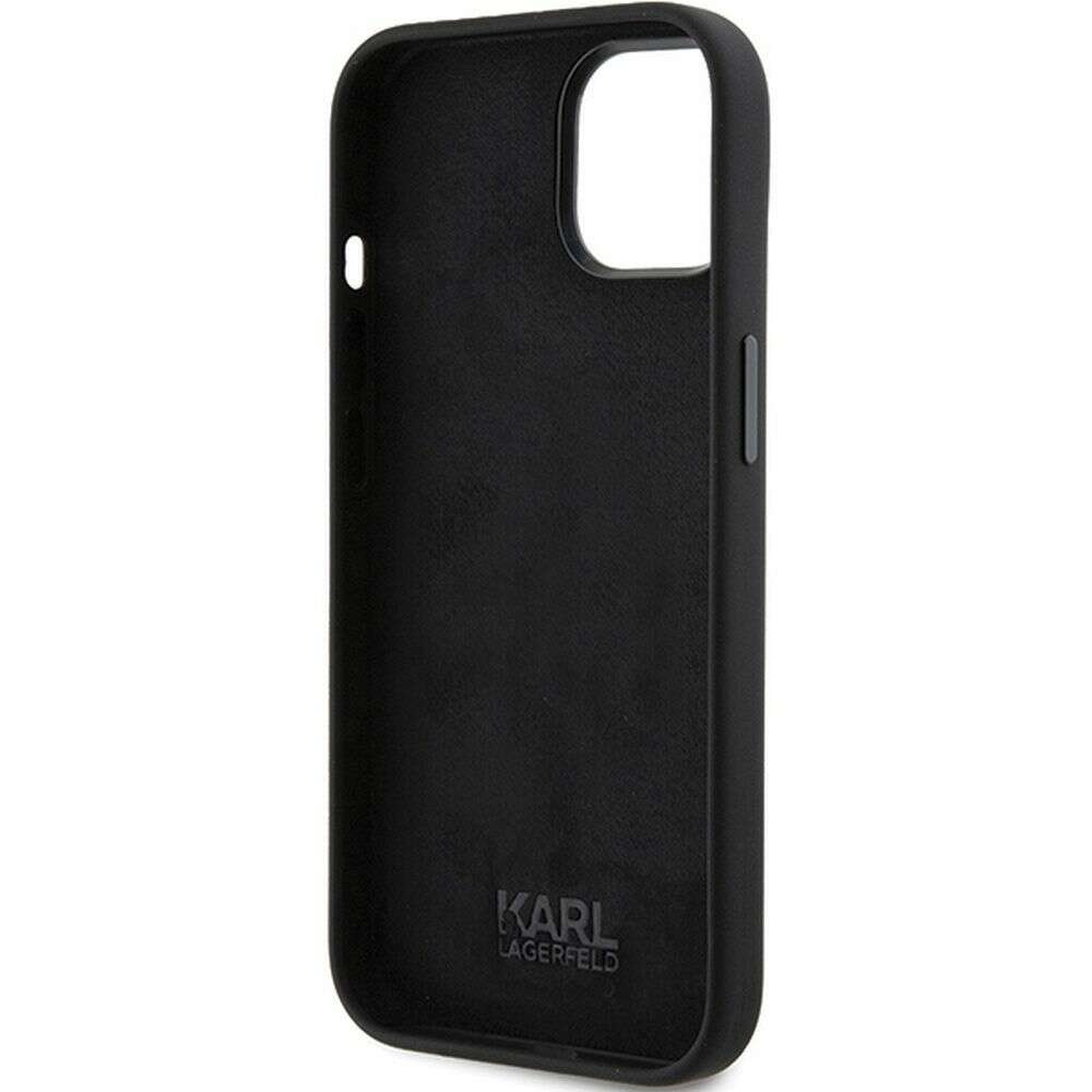 Karl Lagerfeld Silicone KC Θήκη για Apple iPhone 15 (Μαύρο)