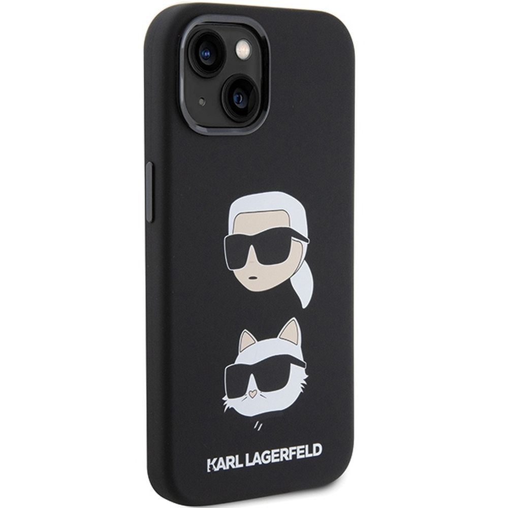 Karl Lagerfeld Silicone KC Θήκη για Apple iPhone 15 Pro (Μαύρο)