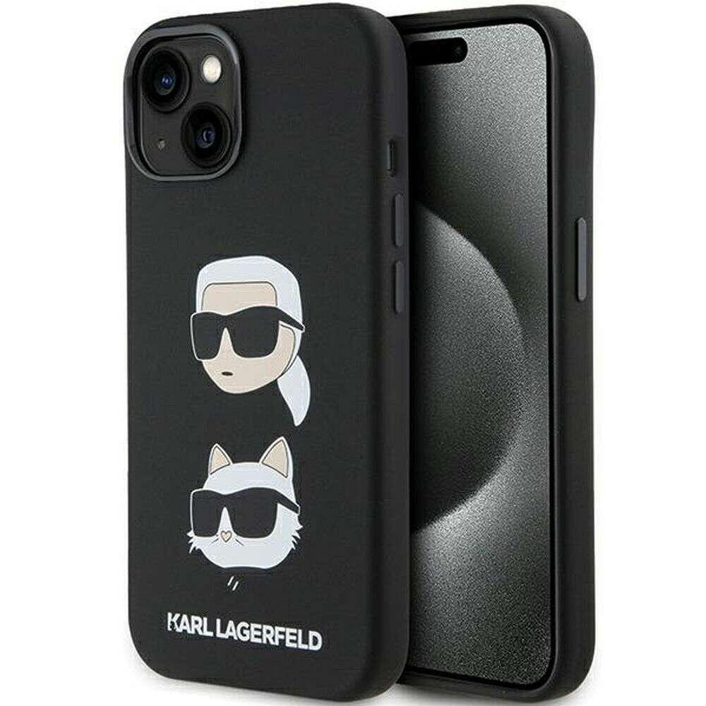 Karl Lagerfeld Silicone KC Θήκη για Apple iPhone 15 (Μαύρο)