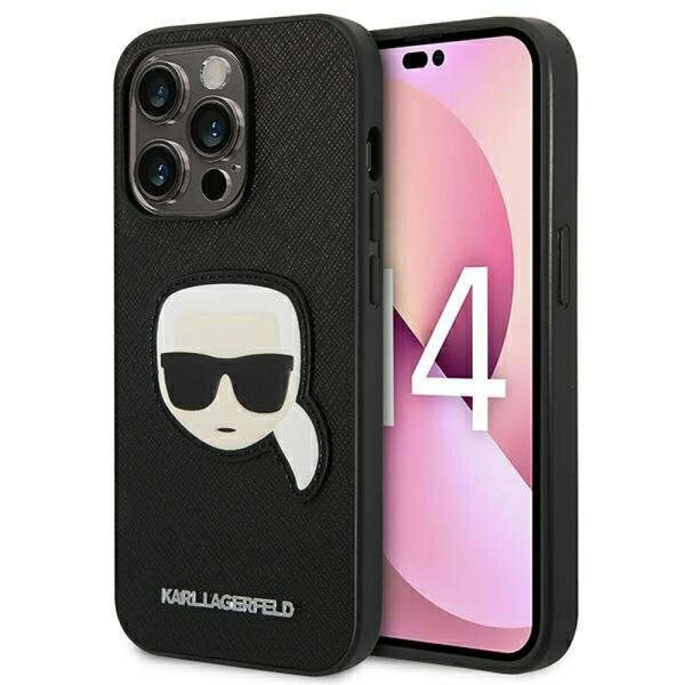 Karl Lagerfeld Θήκη Backcover για Apple iPhone 14 Pro (Μαύρο)