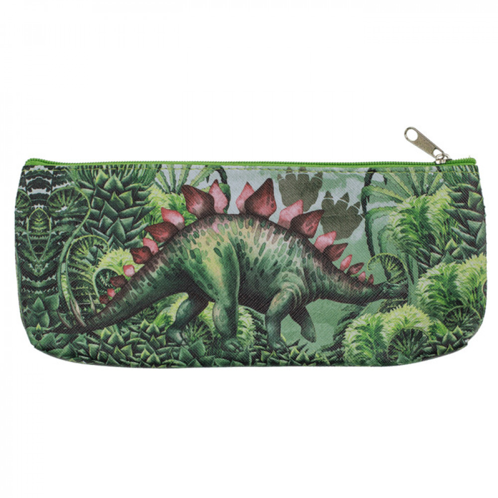 Κασετίνα "Δεινόσαυρος" PVC με Φερμουάρ 21 x 9 cm Πράσινο - Σχέδιο 2