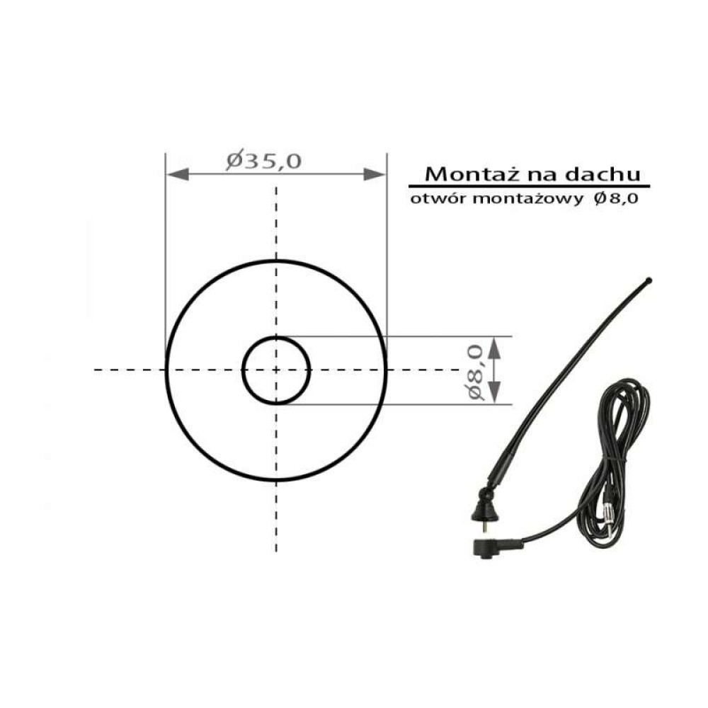 Κεραία Αυτοκινήτου BLOW FMD350 / FMD410