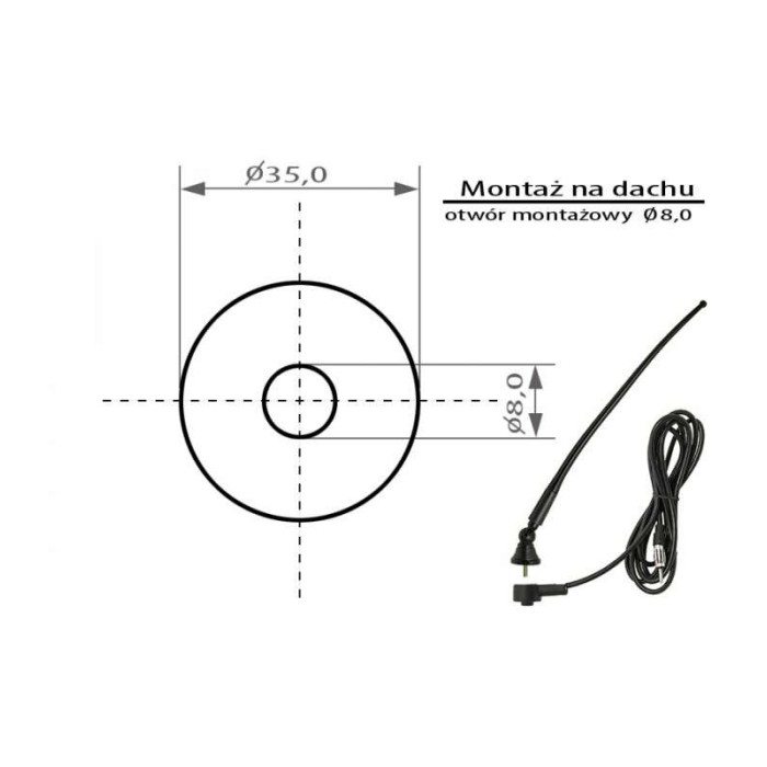 Κεραία Αυτοκινήτου BLOW FMD350 / FMD410