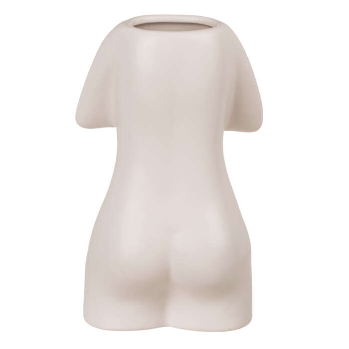 Κεραμικό Βάζο Body - Λευκό (10,9 x 6,3 x 4 cm)