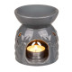 Κεραμικός Καυστήρας Αιθέριων Ελαίων Oil Burner (Γκρι)