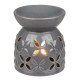 Κεραμικός Καυστήρας Αιθέριων Ελαίων Oil Burner (Γκρι)