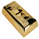 Κεραμικός Κουμπαράς Gold Bar με Κλειδαριά (16,5 x 8,5 x 5 cm) 