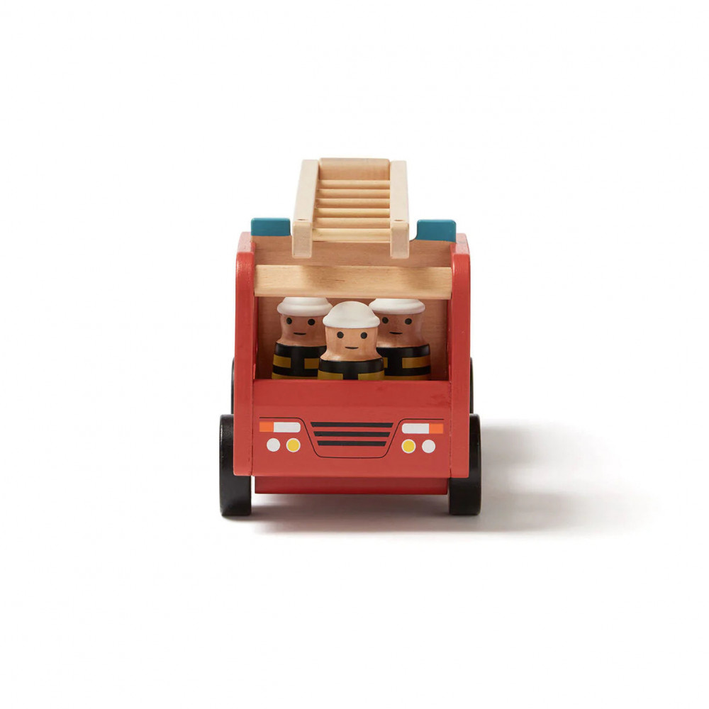 Kids Concept Ξύλινο Πυροσβεστικό Όχημα με Φιγούρες AIDEN