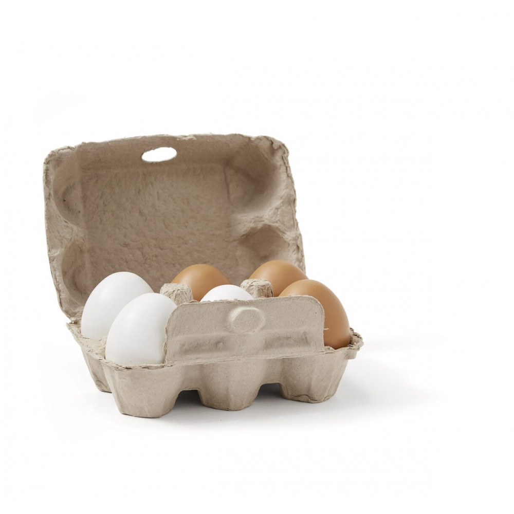 Kids Concept Σετ 6 Ξύλινα Αυγά