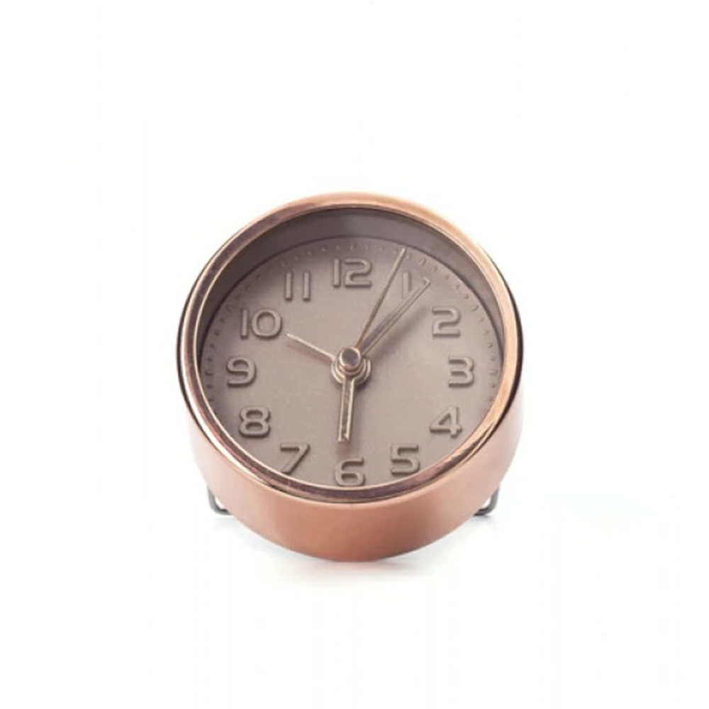 Kikkerland Επιτραπέζιο Mini Ρολόι Ξυπνητήρι - Copper