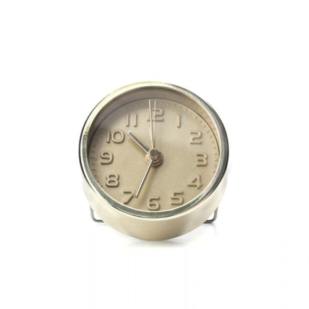 Kikkerland Επιτραπέζιο Mini Ρολόι Ξυπνητήρι - Gold