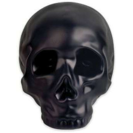 Kikkerland Κεραμικός Κουμπαράς Νεκροκεφαλή Skull Coin Bank (Μαύρο)