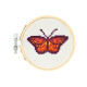 Kikkerland μίνι Κιτ Κεντήματος Cross Stitch "Πεταλούδα"