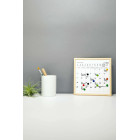Kikkerland Πίνακας Planner Λευκός 34 x 34 cm