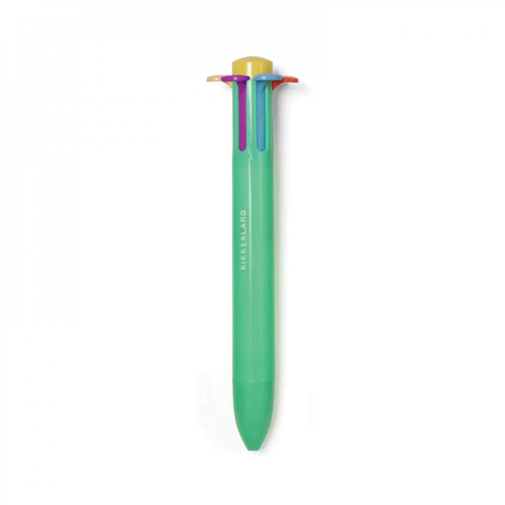 Kikkerland Στυλό Rainbow Flower Pen (Πράσινο)