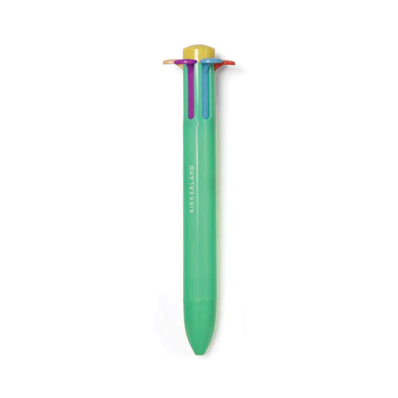 Kikkerland Στυλό Rainbow Flower Pen (Πράσινο)