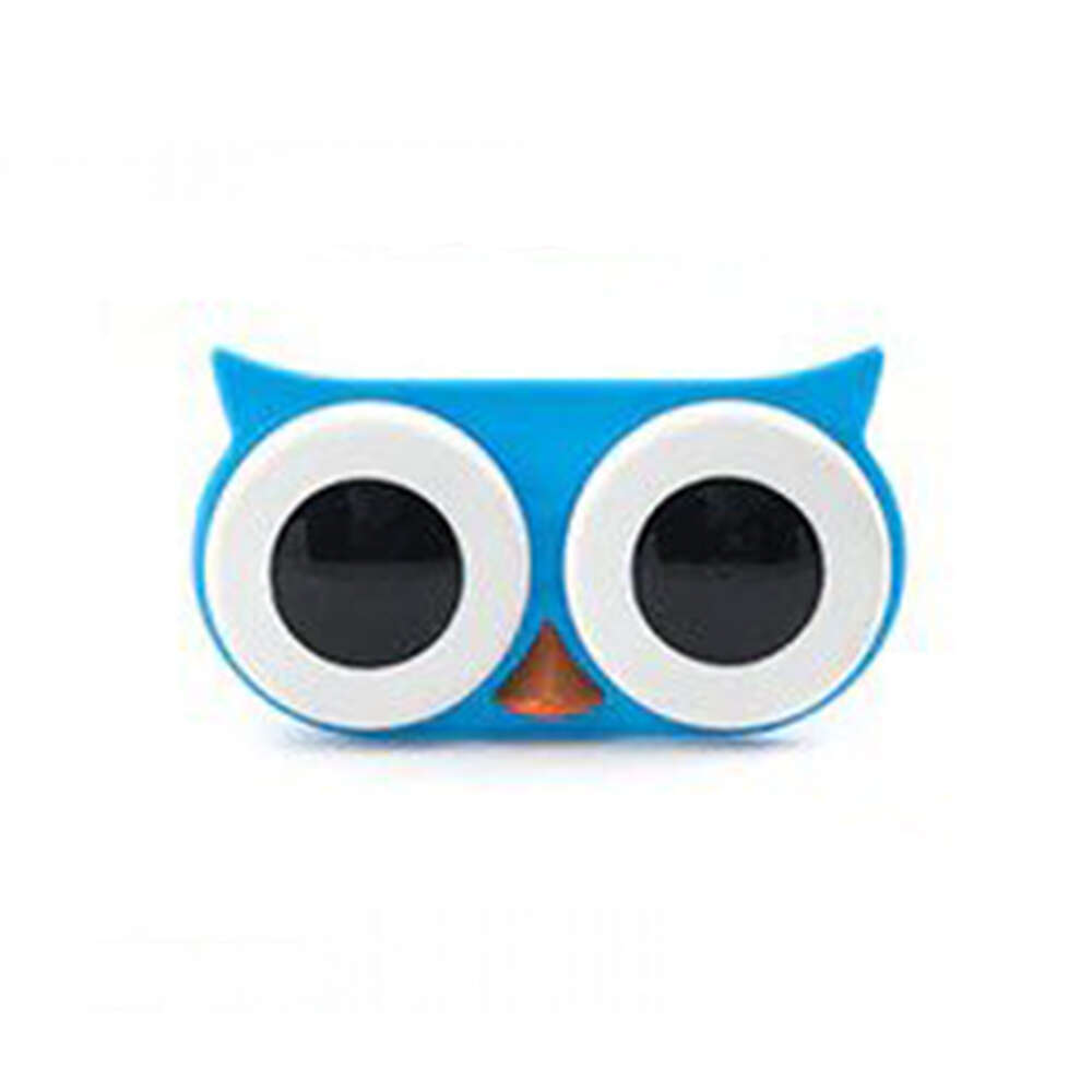 Kikkerland Θήκη Φακών Επαφής Κουκουβάγια Owl Contact Lens Case (Μπλε)