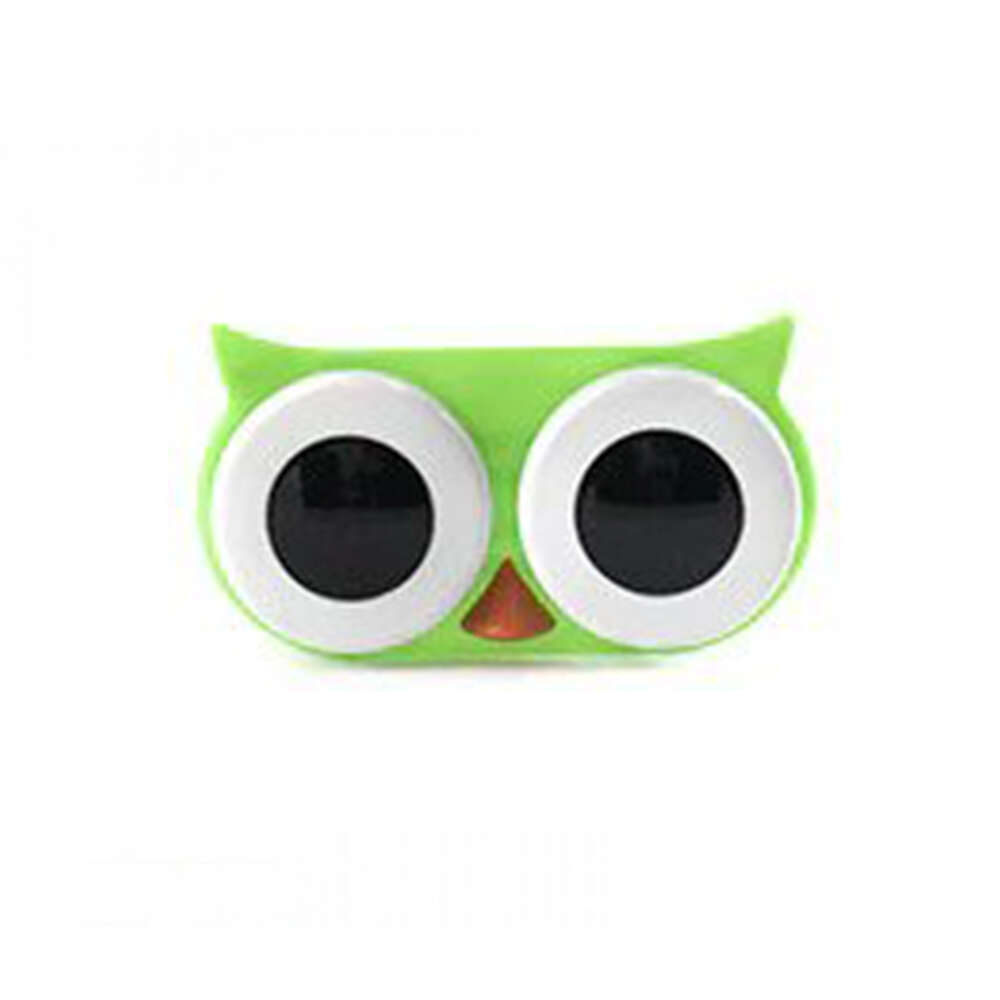 Kikkerland Θήκη Φακών Επαφής Κουκουβάγια Owl Contact Lens Case (Πράσινο)