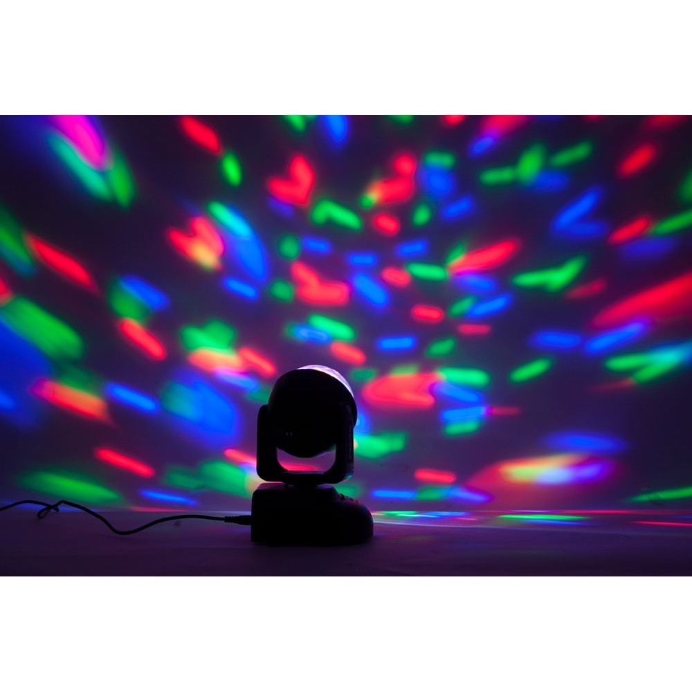 Κινούμενη Κεφαλή RGB LED με ASTRO EFFECT - ibiza Light LMH-ASTRO