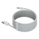  Κιτ Καλωδίων Δεδομένων Baseus Simple Wisdom USB σε Lightning 2.4A (2τμχ/σετ) 1.5m Λευκό