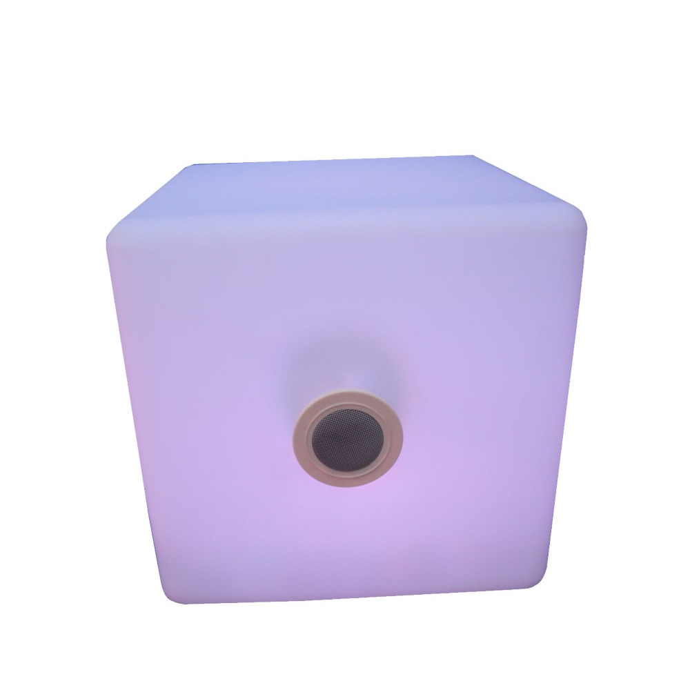 Κύβος φωτιστικό για εξωτερικό χώρο με LED, ηχείο και Bluetooth - ibiza Light LED-CUBE2020 