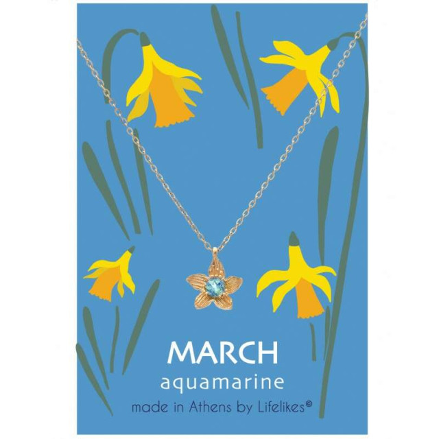 LifeLikes Κολιέ Birthstone March