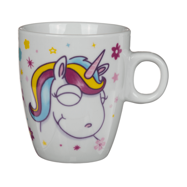 Κούπα Πορσελάνης Comic Unicorn (Λευκή)