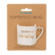 Κούπα Πορσελάνης Espresso (5 x 5.5cm) - Happy Birthday