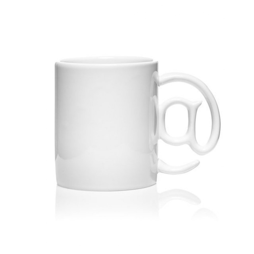 Κούπα πορσελάνης @ (παπάκι) mug (Λευκό)