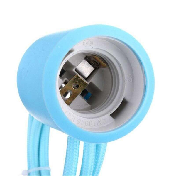 Κρεμαστό φωτιστικό από σιλικόνη για λάμπα E27 - Γαλάζιο - OEM 33444