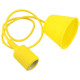 Κρεμαστό φωτιστικό από σιλικόνη για λάμπα E27 - Κίτρινο - OEM 33436