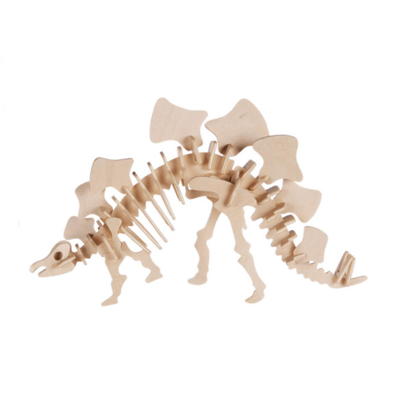 Ξύλινο 3D Παζλ Δεινόσαυρος - Στεγόσαυρος